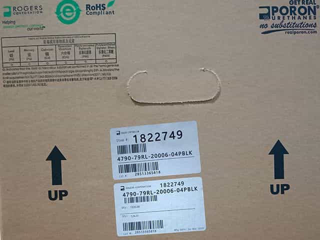 聚氨酯泡棉4790-79RL-20006-04PBLK